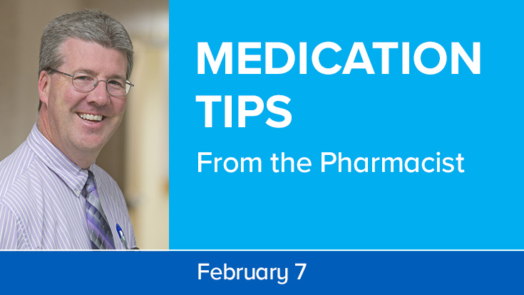 a man in a button up shirt and tie, glasses, gray hair smiling at the camera with the description of the event - Medication Tips From the Pharmacist