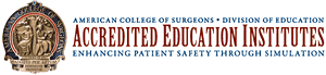 American College of Surgeons crest indication accreditation