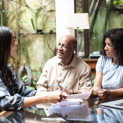 people discussing end-of-life care