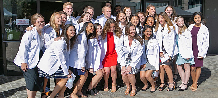 PURCH Class of 2023 at their Whitecoat Ceremony