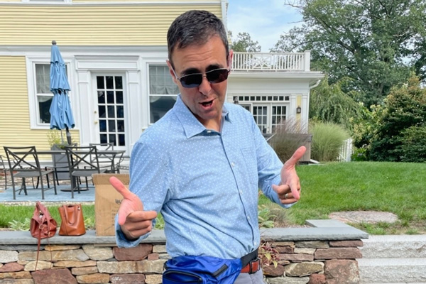 candid photo of emergency medicine residency program director adam kellogg