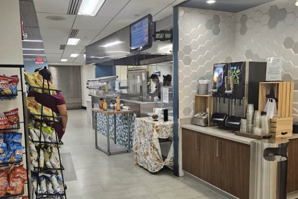 baystate health cafeteria drink machines