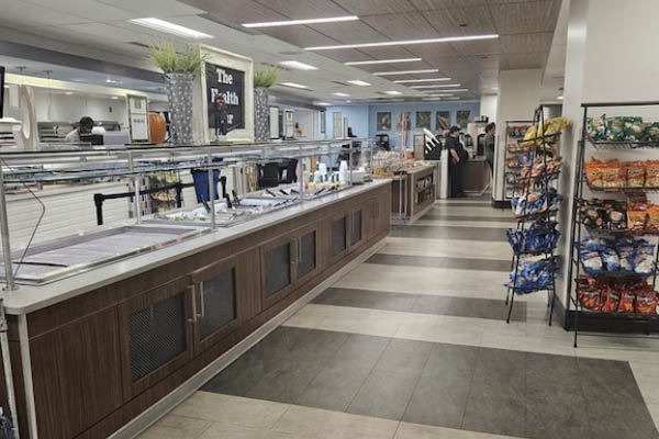 baystate health cafeteria food buffet line