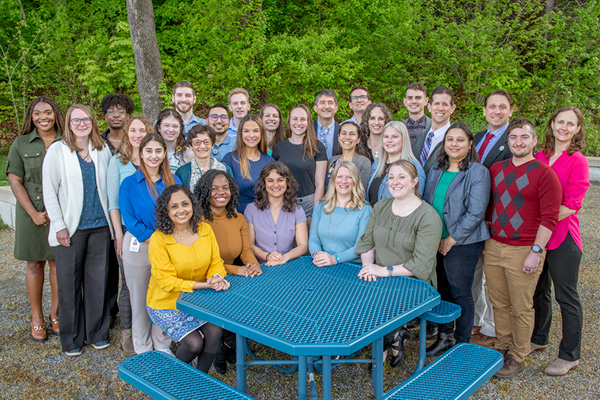 group photo of the department of healthcare delivery and population sciences