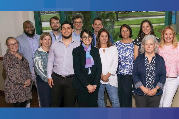 group photo of the internal medicine residency leadership team