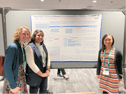 consultation-liaison fellows in front of a presentation