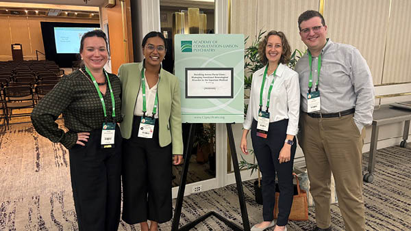 program director and her team of presenters for their functional neurological symptom disorder seminar