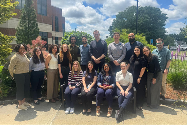 group photo of the psychiatry residency residents and faculty