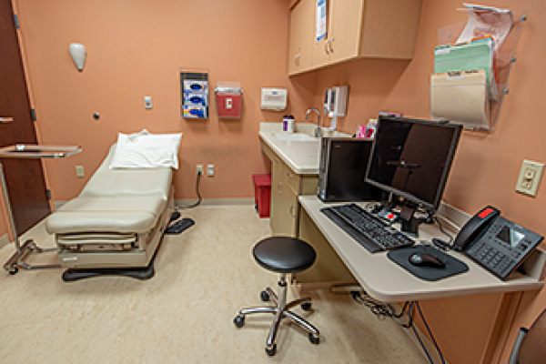 interior of the surgical oncology exam room