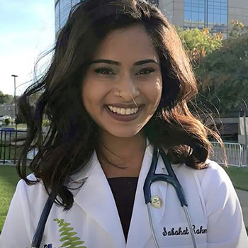 portrait of purch student sabahat rahman