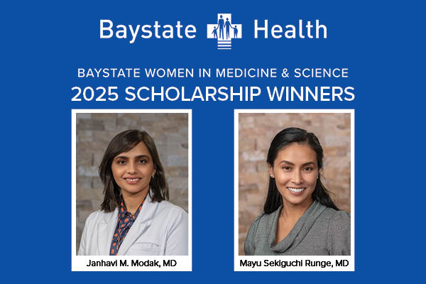 portraits of 2025 bwims scholarship winners drs. modak and runge