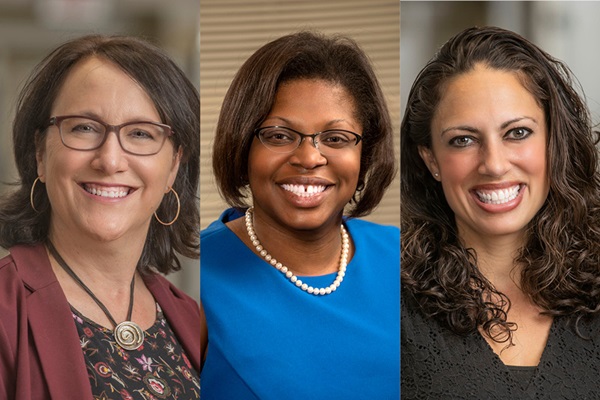 portraits of drs. schneider, myers, gregory