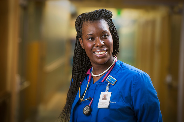 Team member Dianna Chung smiles 