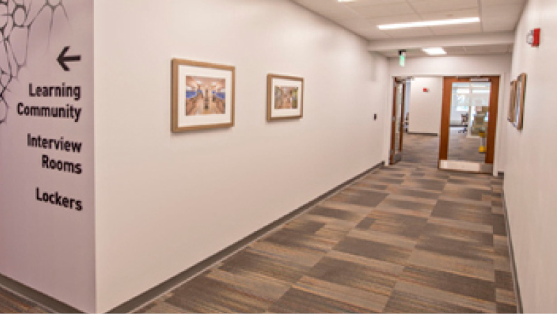 umass chan baystate 3rd floor main hallway