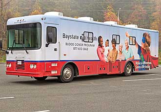 Baystate Health Bloodmobile