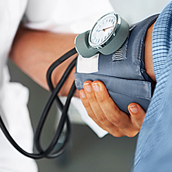 lower your HBP org, blood pressure being tested