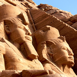 Egyptian pharaoh statue, history of heart disease dates back to egyptian pharaohs