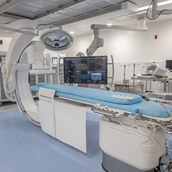 Modern, spacious, newly-designed operating room