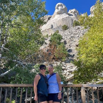 K Girard Visiting Mt Rushmore