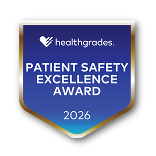 2026 healthgrades patient safety excellence award badge