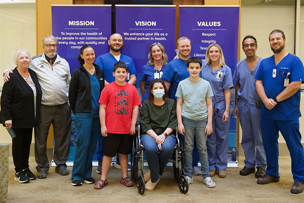 heart attack survivor abby labonte and her baystate health care team