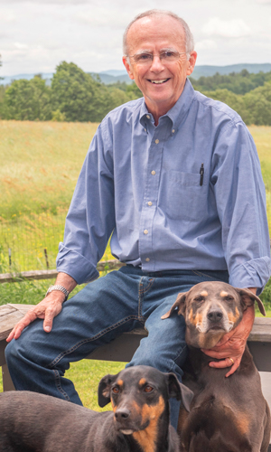 Kim Levitch patient with dogs