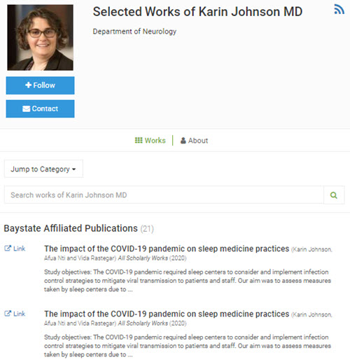 Dr Karin Johnson Scholarly Commons Profile