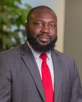 portrait of internal medicine chief resident dr. stephen akinfenwa