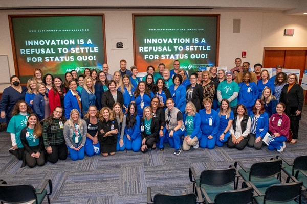 group photo of the department of nursing research