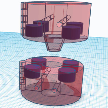 computer generated model of a new device for patent
