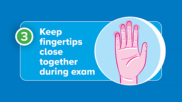 a hand with fingertips highlighted