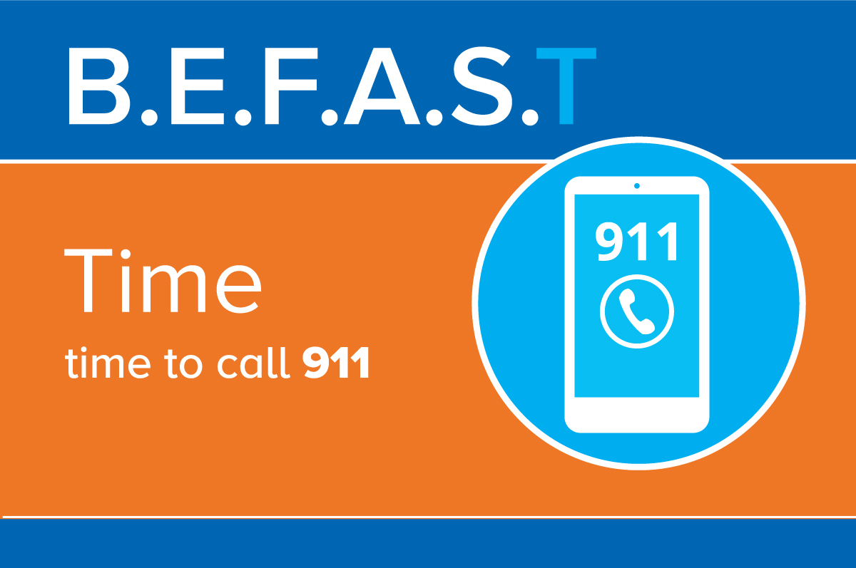 stroke symptoms awareness for calling 911 immediately