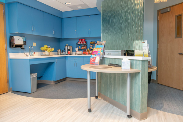 the ronald mcdonald family room in baystate children's hospital